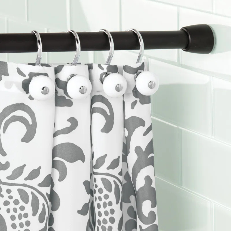 iDesign 26'' Straight Tension Shower Curtain Rod