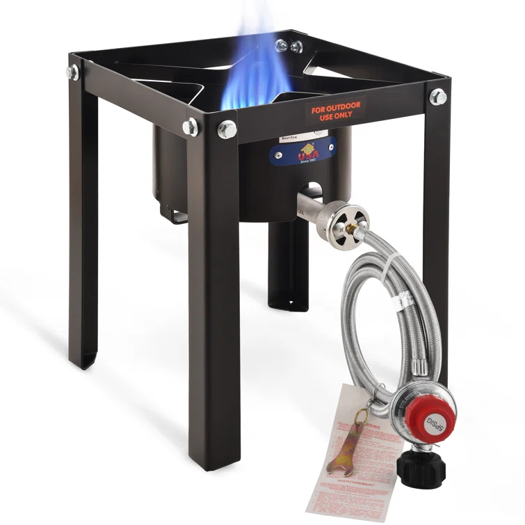ARC ARC Propane Burner 37,000 BTU Stove Cast Iron Gas Cooker Stove Outdoor Cooking