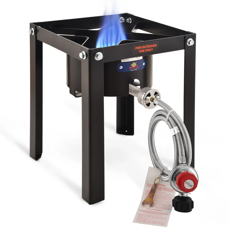 ARC ARC Propane Burner 37,000 BTU Stove Cast Iron Gas Cooker Stove Outdoor Cooking
