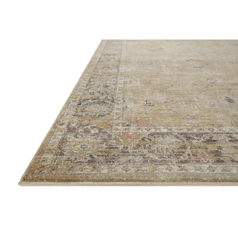 Magnolia Home by Joanna Gaines x Loloi Magnolia Home By Joanna Gaines X Loloi Millie Gold / Charcoal Area Rug