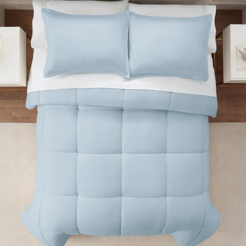 Serta Microfiber 3 Piece Comforter Set