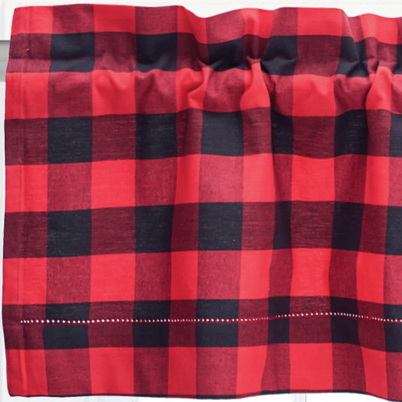 C&F Home Franklin Cotton Valance Window Treatment (Set of 2)