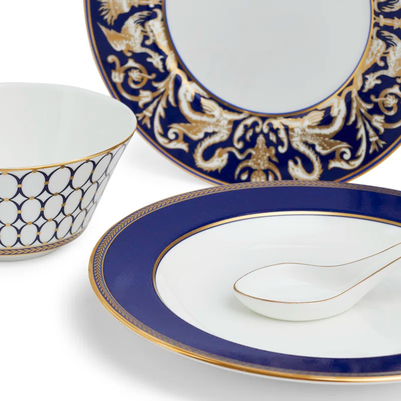 Wedgwood Renaissance Gold 8 - Piece Dining Set (Pair) | Wayfair
