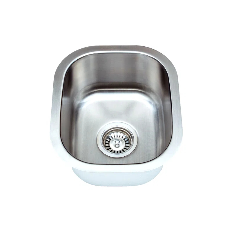 Craftsmen Series 15'' L Undermount Single Bowl Stainless Steel Kitchen Sink