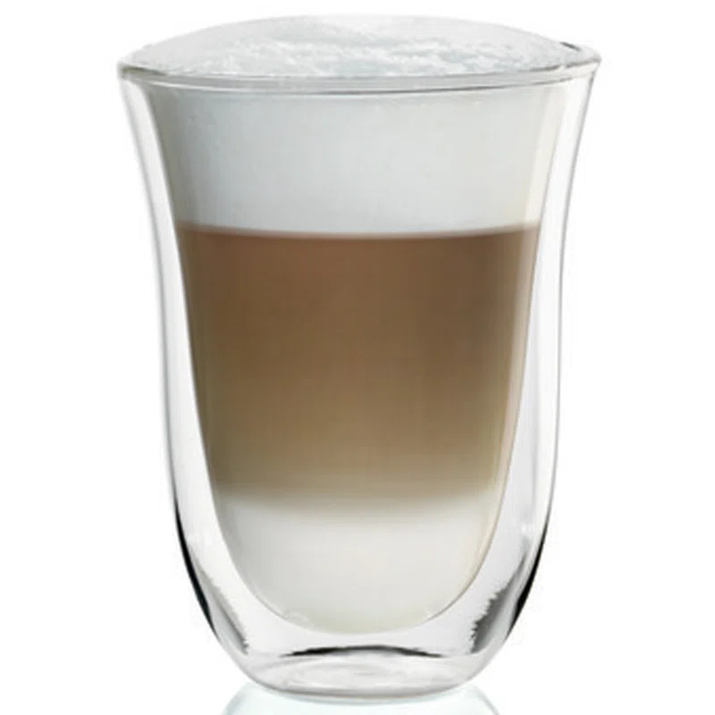 DeLonghi De'Longhi set of 2 Latte Double Wall Thermal Glasses (Set of 2)