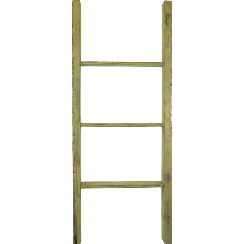 Ekena Millwork Vintage Farmhouse Rung Decorative Ladder