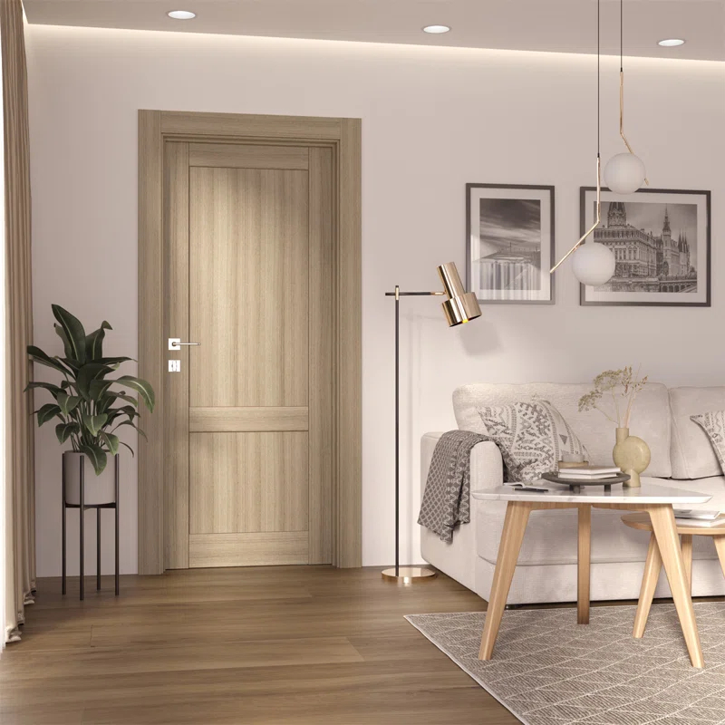 Belldinni Solid + Manufactured Wood Paneled Slab Door
