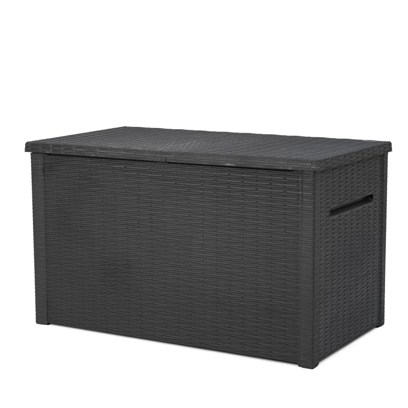 Keter Keter Java 230 Gallon XXL Durable Resin Outdoor Storage and Organization Deck Box Ideal For Garden Patio Furniture and Supplies