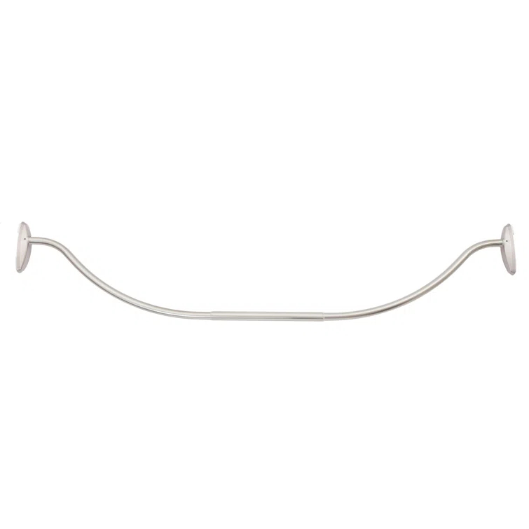 Kenney 72'' Curved Shower Curtain Rod