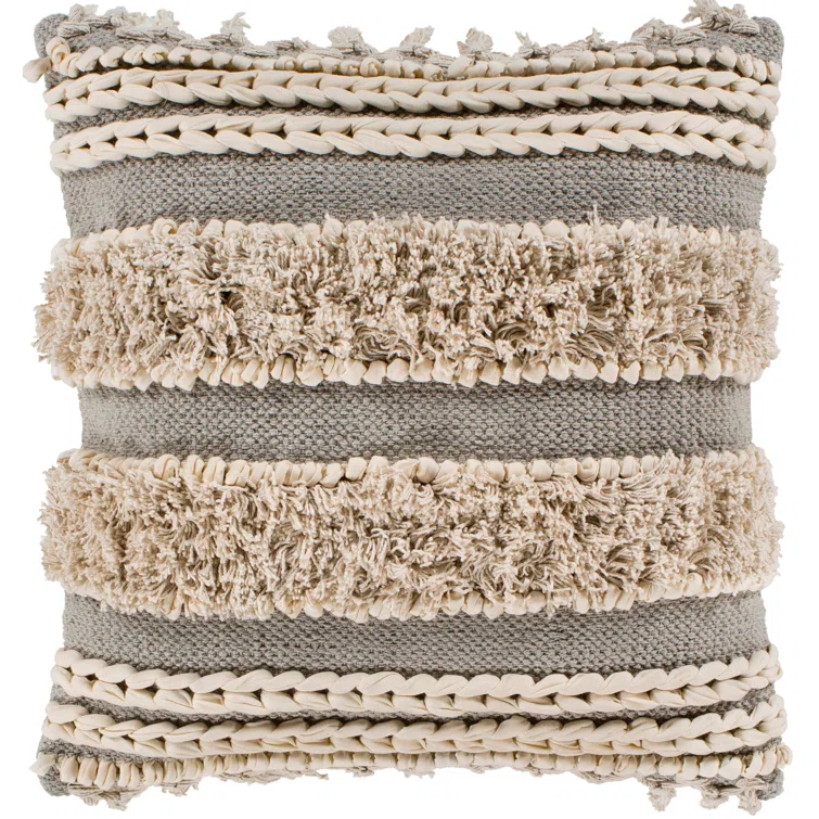 Joss & Main Venora Striped Cotton Throw Pillow