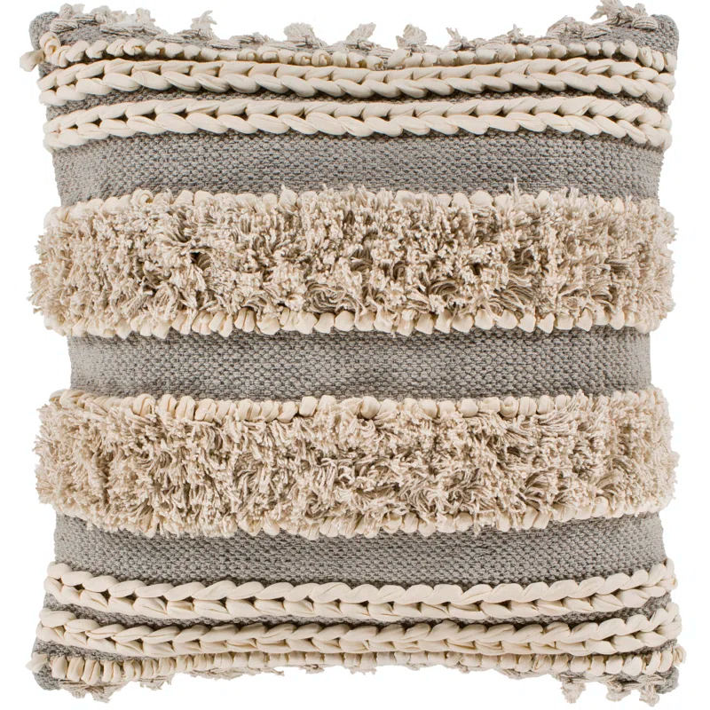 Joss & Main Venora Striped Cotton Throw Pillow