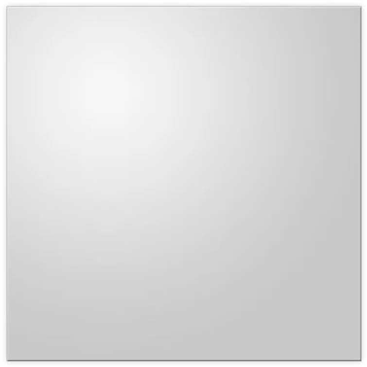 uDecor 23.75'' L x 23.75'' W Smooth PVC Drop-In Ceiling Tile In White