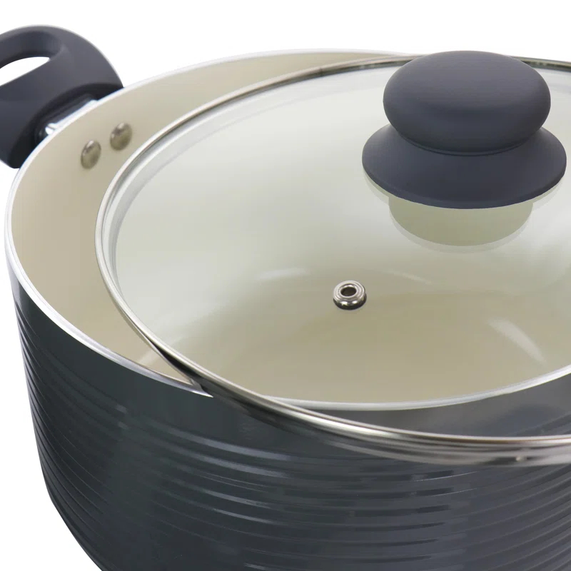 Oster 8 Piece Aluminum Non Stick Cookware Set