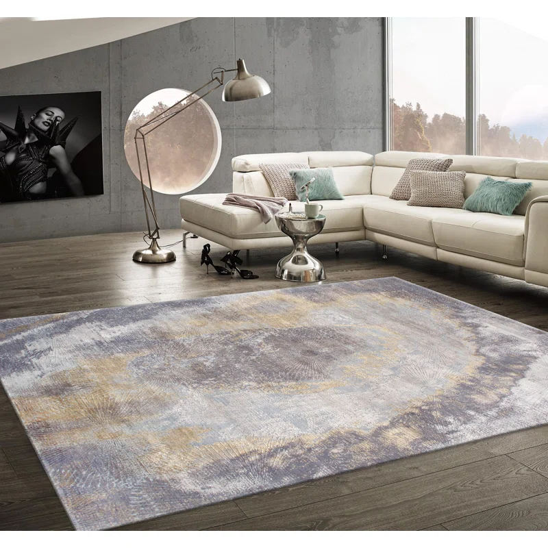 Cosmo Hand Knotted Abstract Rug