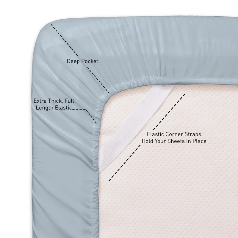 Sweet Home Collection Luxurious Classic Soft Solid 1800 Series Microfiber Sheet Set, Various Colors and Sizes