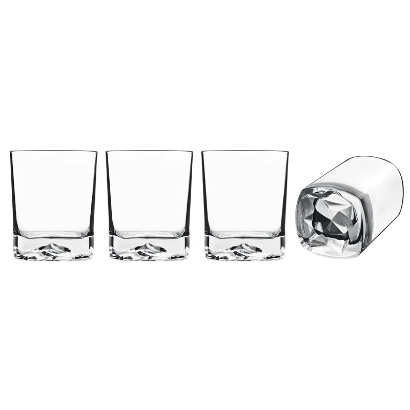 Luigi Bormioli On The Rocks 13.5 oz. DOF Drinking Glasses (Set of 4)