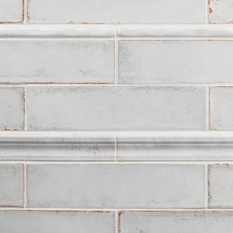 Bond Tile Chateau 12" x 2" Ceramic Quarter Round Tile Trim