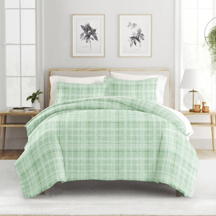 Becky Cameron Simply Soft Thatch Pattern Duvet Cover Set