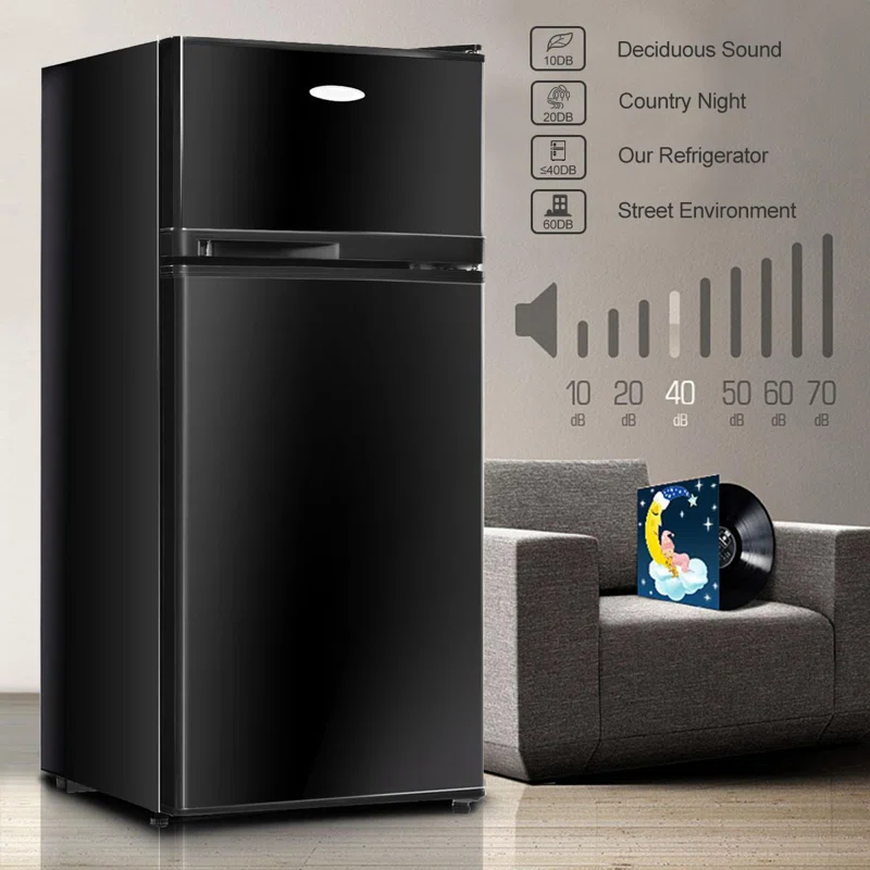 Giantex Giantex 3.4 Cubic Feet Freestanding Mini Fridge with Freezer