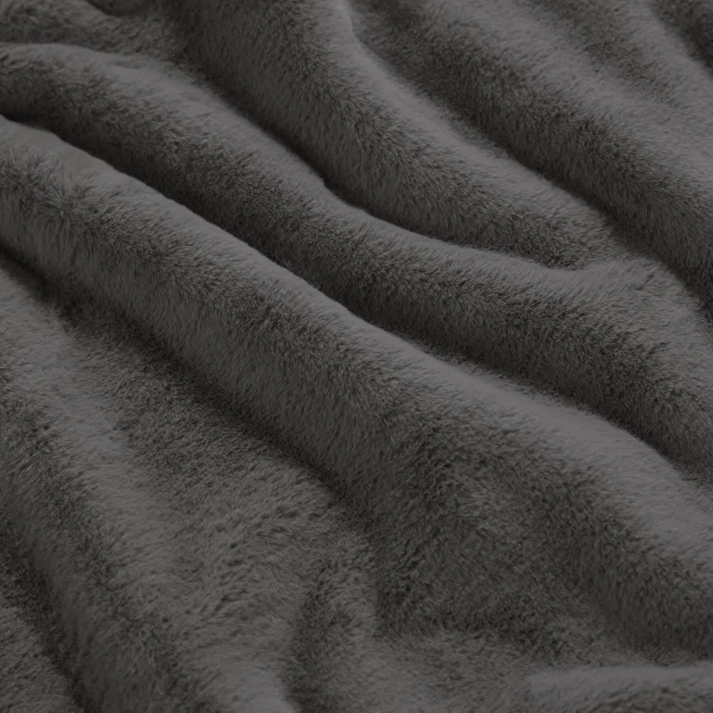 Allisandro Allisandro Double-Sided Soft and Luxurious Faux Fur Throw Blanket