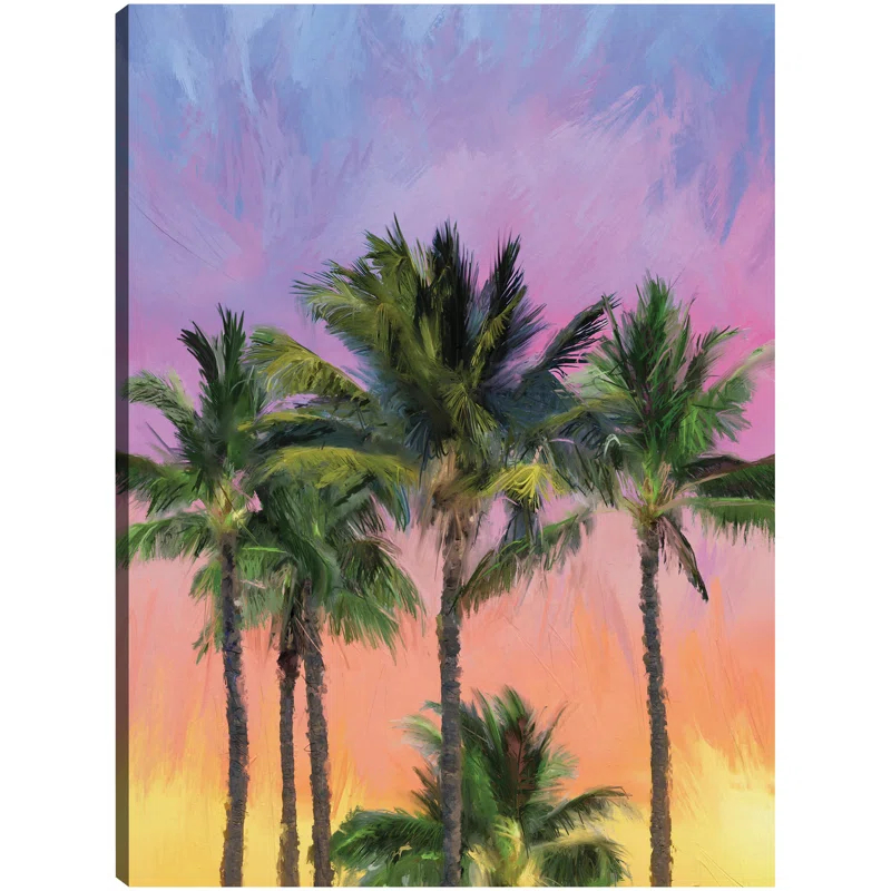 Bay Isle Home™ Sorbet Sunset by Studio Arts Canvas Art Print