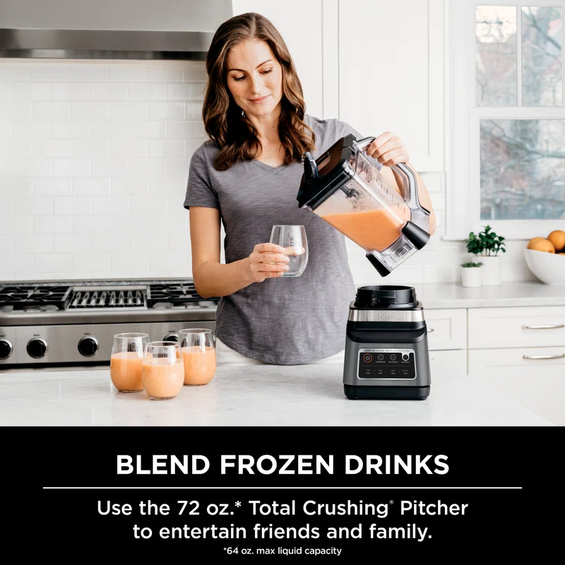 Ninja Ninja® Professional Plus Blender DUO® with 3 Auto-iQ® Programs for Smoothies, Frozen Drinks & Nutrient Extractions, 72 oz. Total Crushing Pitcher & (2) 24 oz. To-Go Cups