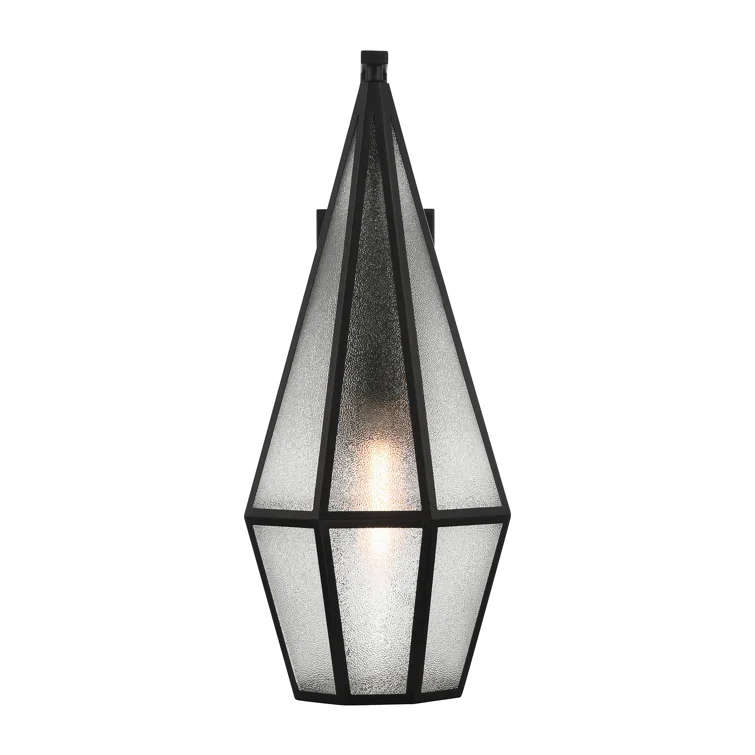 Savoy House Savoy House Peninsula 1-Light Outdoor Wall Lantern in Matte Black