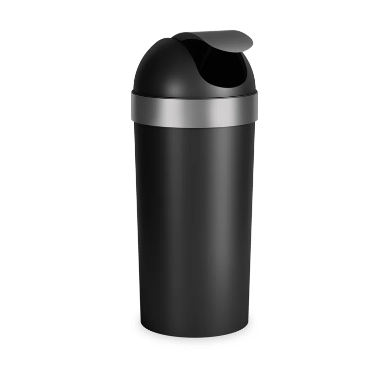 Venti Plastic Swing Top Trash Can - 16 Gallons