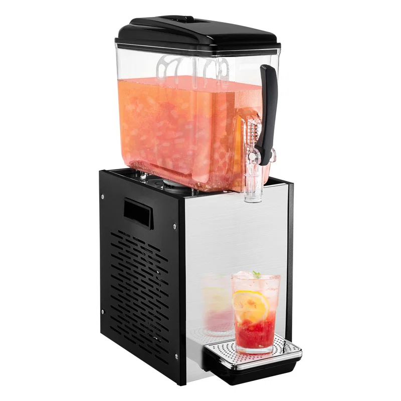VEVOR Commercial Beverage Dispenser 12L Cold Juice Ice Drink Dispenser for Party
