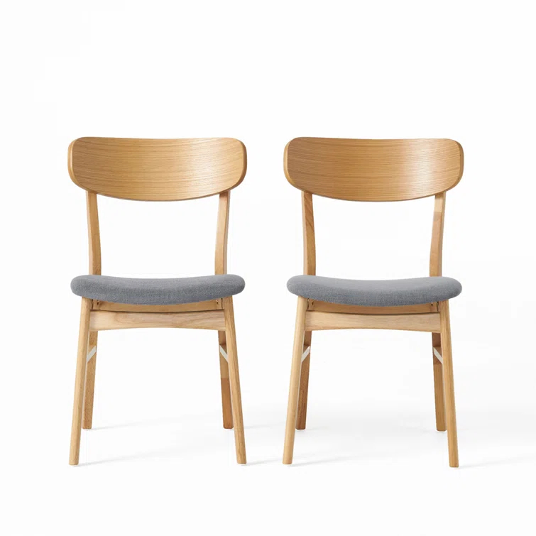 George Oliver Barros 18'' H Upholstered Side Chair (Set of 2)