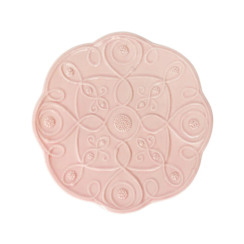 Juliska Jardins Du Monde Dessert/Salad Plate Assorted Set/4 - Blush (Set of 4)