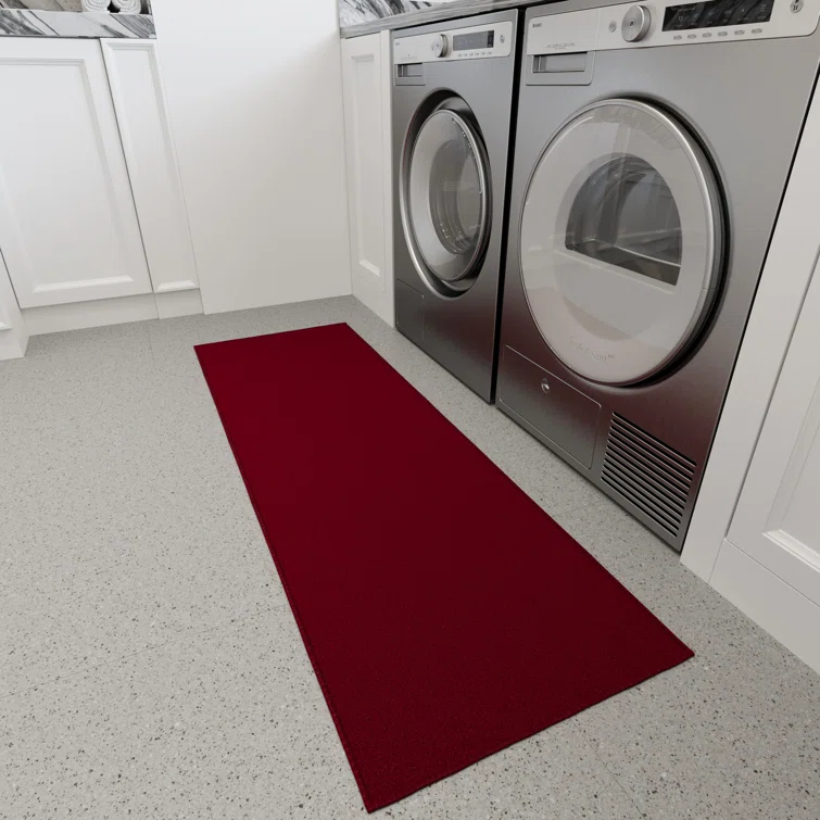 Ottomanson Ottohome Non-Slip Solid Area Rug For Living Room, Hallway Runner, Entryway Rug