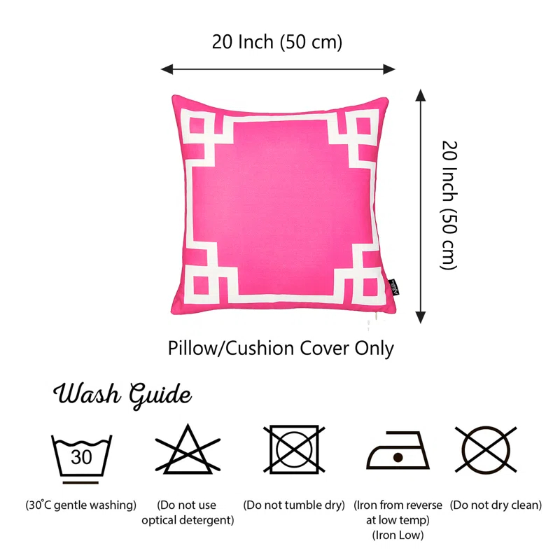 Apolena Albion Geometric Reversible Pillow Cover (Set of 2)