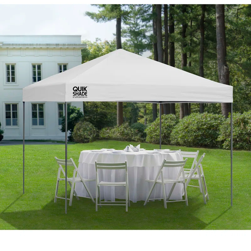 QuikShade Expedition 10 Ft. W x 10 Ft. D Steel Pop-Up Canopy & Reviews | Wayfair