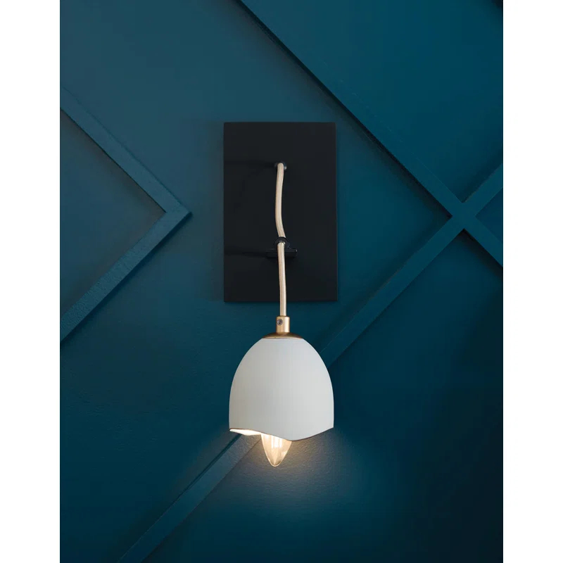 Hinkley Nula Single Light Bell Wall Sconce by Lisa McDennon