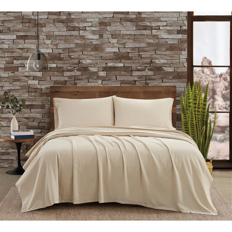 FRYE FRYE Cotton Linen Blend Sheet Set
