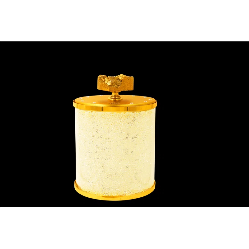 6'' H Crystal Tabletop Votive Holder with Candle Included
