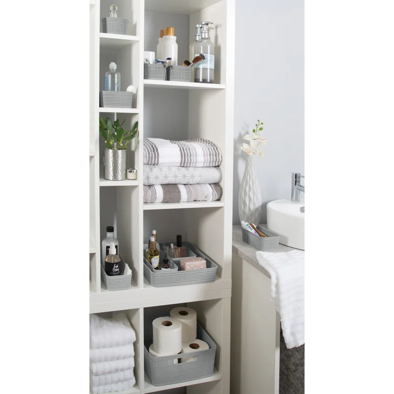 Simplify Simplify Plastic Basket (Set of 6)