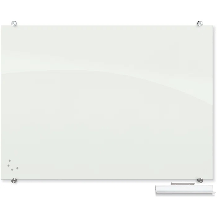 MooreCo Visionary Magnetic Wall Mounted Glass Dry Erase Board