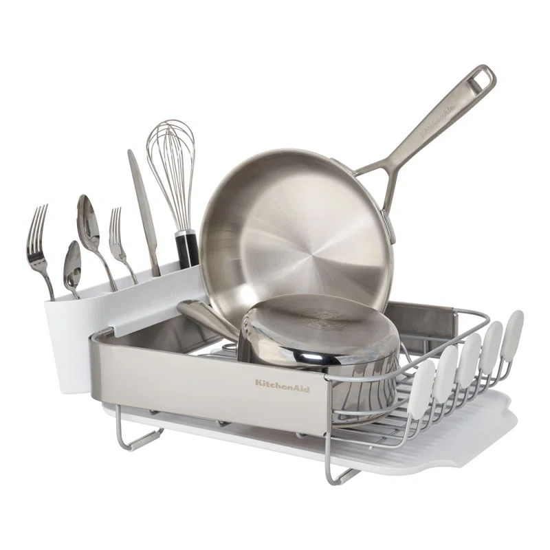 KitchenAid® KitchenAid® Compact Stainless Steel Dish Rack, 16.06-Inch