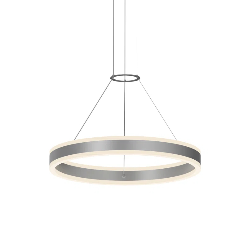 Double Corona 2 - Light Dimmable LED Wagon Wheel Chandelier
