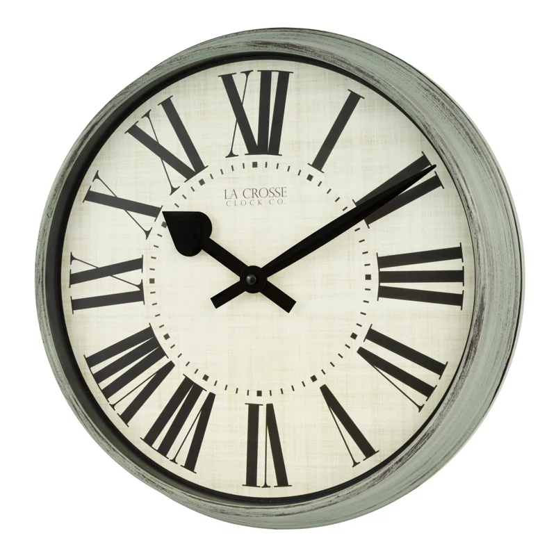 La Crosse Technology 14" Sage Grove Quartz Wall Clock