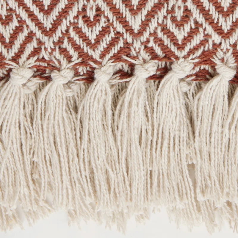 Design Imports Hand Woven Throw Blanket