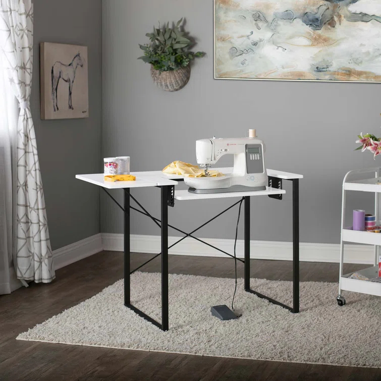 Sew Ready 41'' x 23'' Sewing Table with Sewing Machine Platform