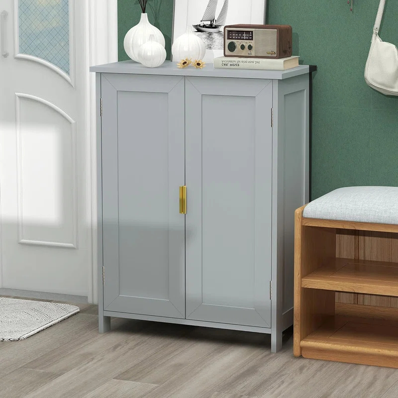 Bathroom Storage Cabinet, Freestanding with 2 Doors,Towel Cabinet for Bathroom Floor Cabinet