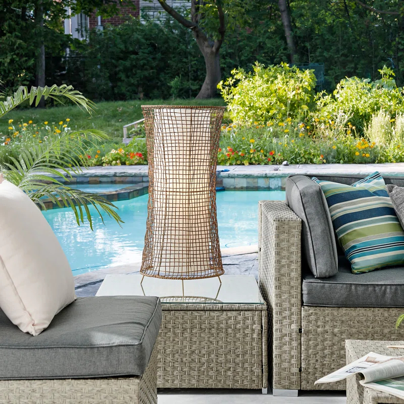 Longshore Tides Patro 28'' Battery Powered Integrated LED Outdoor Table Lamp