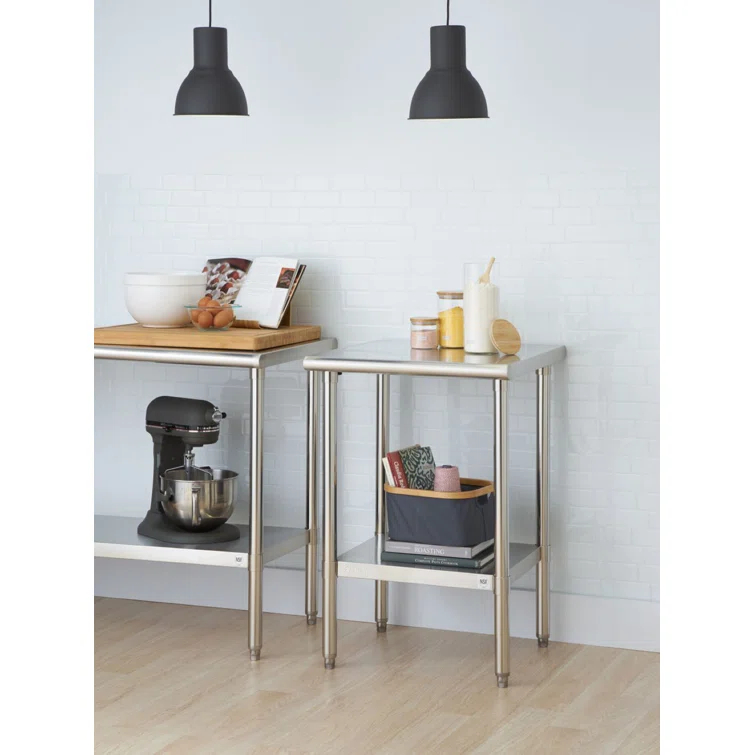 Prep & Savour Hany Metal Prep Table