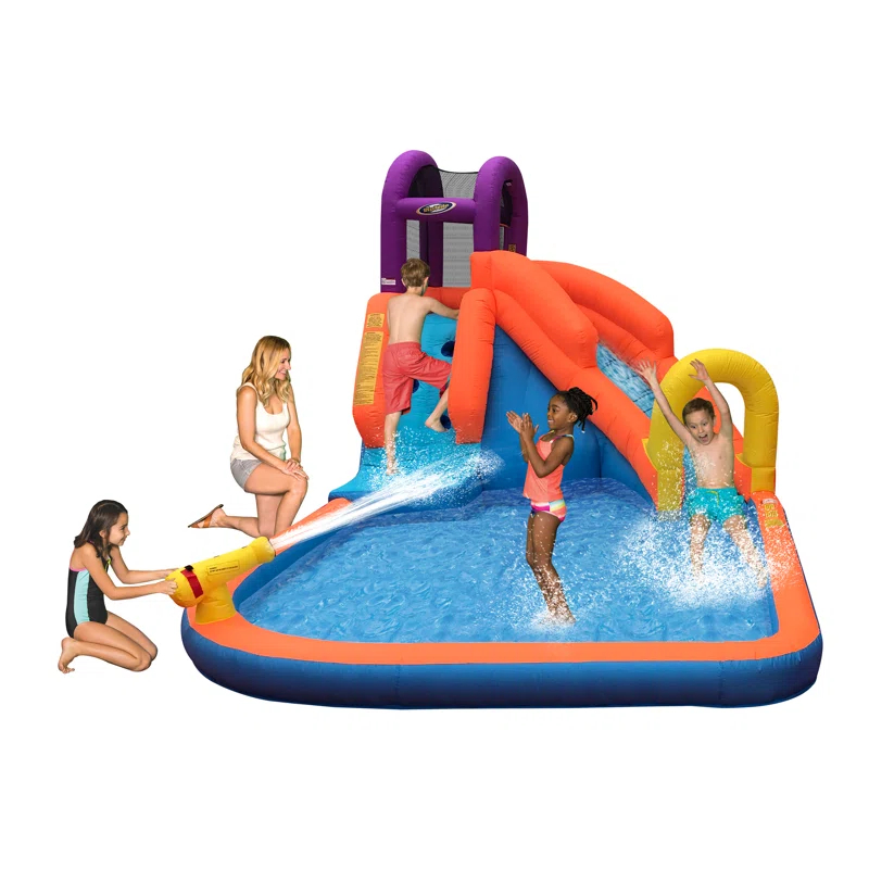 Magic Time International 15.3' x 25' Inflatable Water Slide