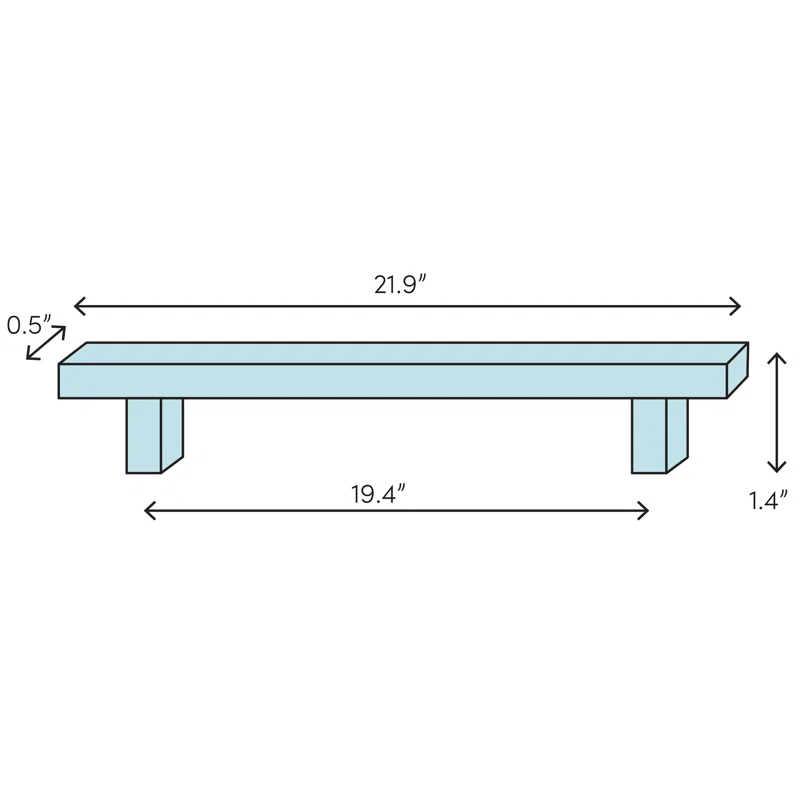 Architectural 19 1/4" Center to Center Bar Pull