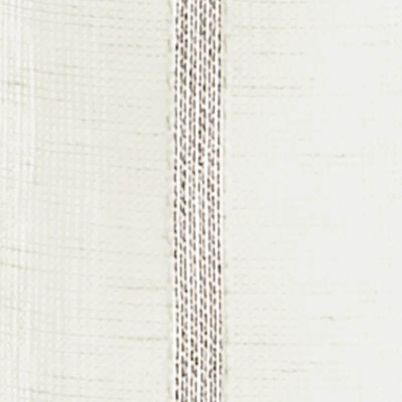 Martha Stewart Laguna Striped Semi-Sheer Tab Top Curtain Panel Pair (Set of 2) (Set of 2)